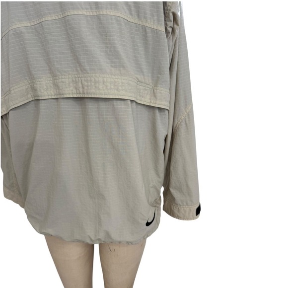Vintage Nike Center Check Anorak Jacket Pullover Windbreaker Hooded Mens Medium - Picture 9 of 12